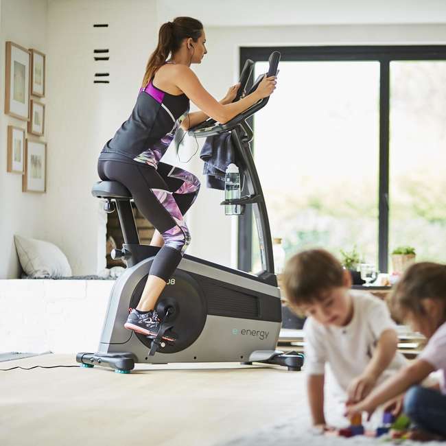 Rower treningowy E ENERGY DOMYOS ROWERY STACJONARNE Fitness Decathlon