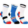 RS 160 Junior High Sports Socks Tri-Pack - White/Blue