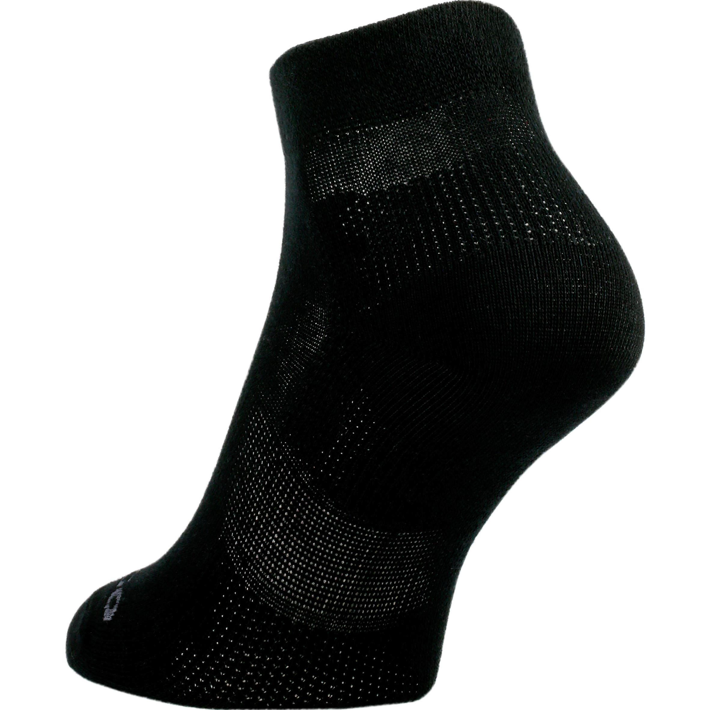 Mid Tennis Socks Tri-Pack - RS 160 Black - DECATHLON