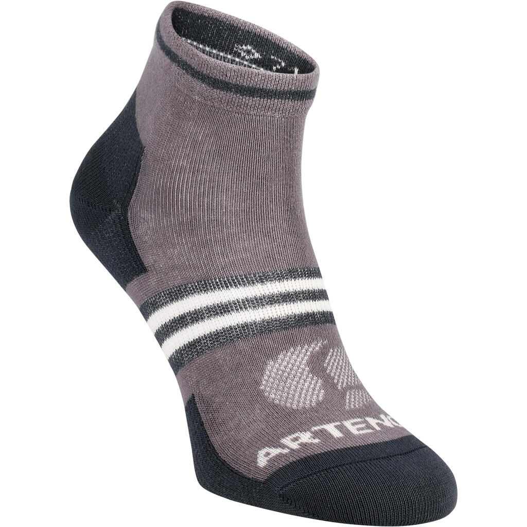 Tennissocken 3er-Pack - RS 160 weiss mit Motiven