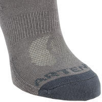 CHAUSSETTES TENNIS ENFANT MI-HAUTES ARTENGO RS 160 GRIS LOT DE 3