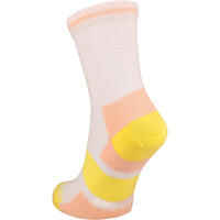 RS 160 Junior High Sports Socks Tri-Pack - Pink/Yellow
