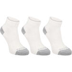 Kids' Mid Tennis Socks RS 160 Tri-Pack - White