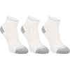 Detské ponožky na tenis RS 160 stredne vysoké 3 páry biele