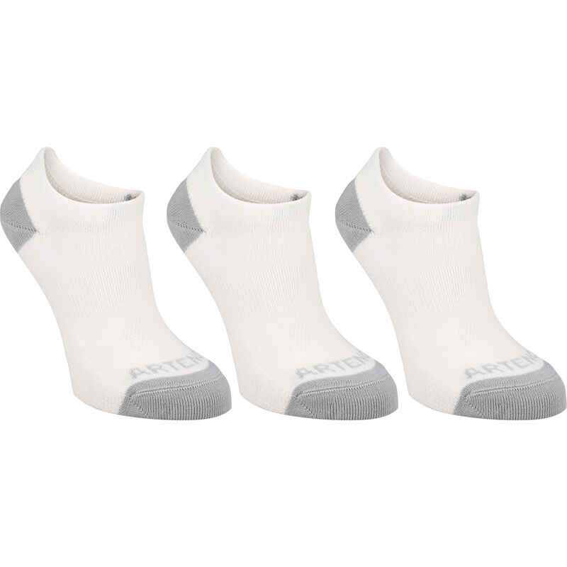 RS 160 Kids' Low Sport Socks Tri-Pack - White