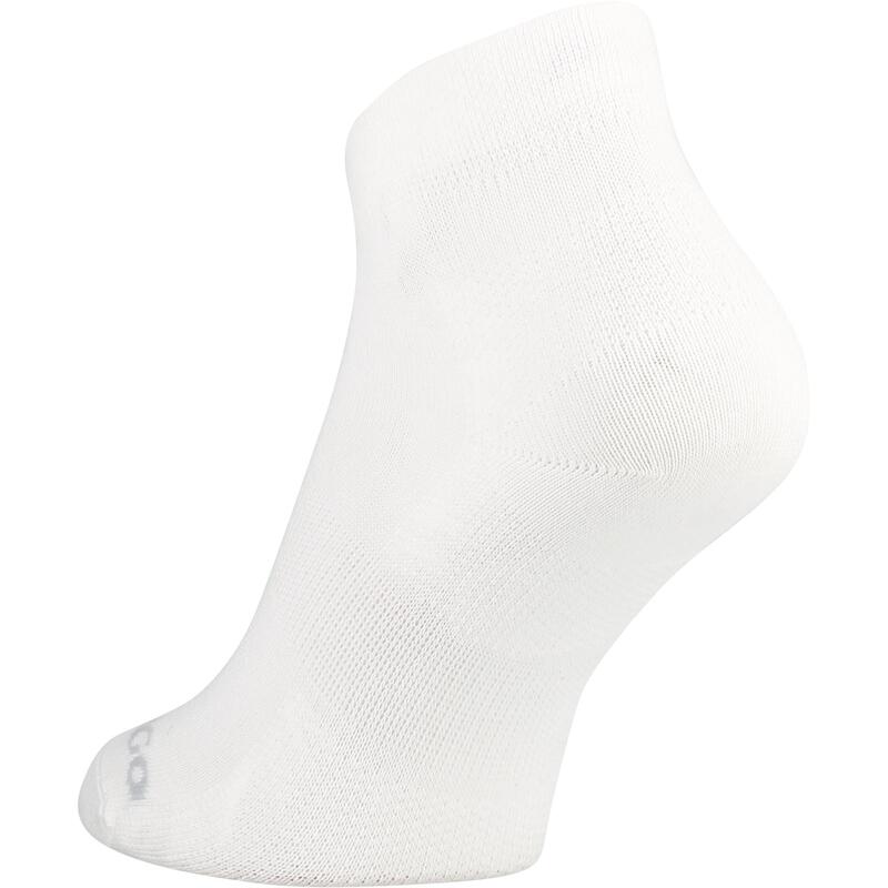 Polovysoké tenisové ponožky RS160 bílé 3 páry