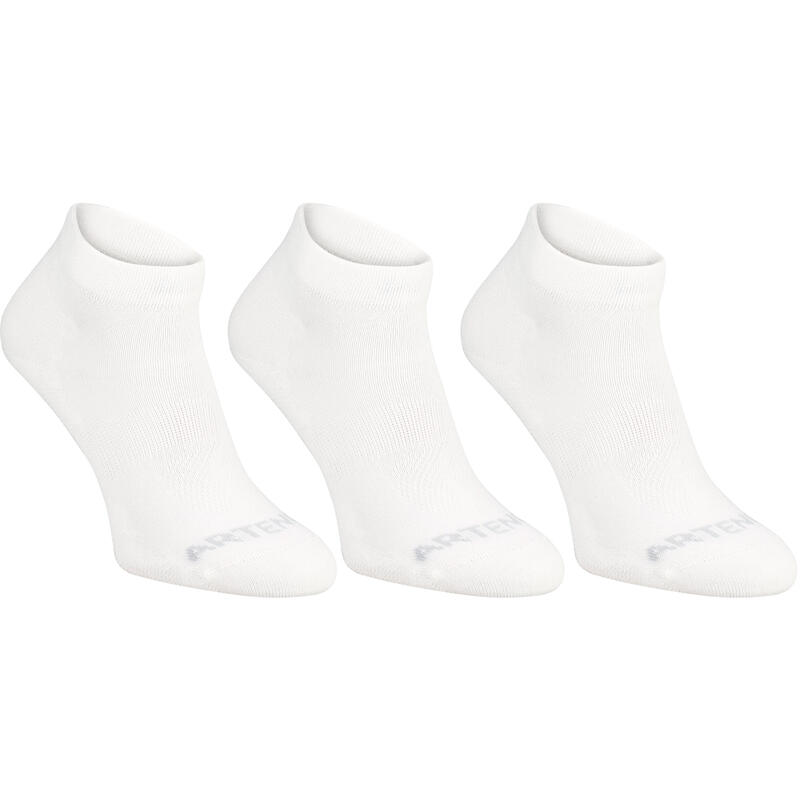 3雙入成人款中高筒運動襪RS 160－白色