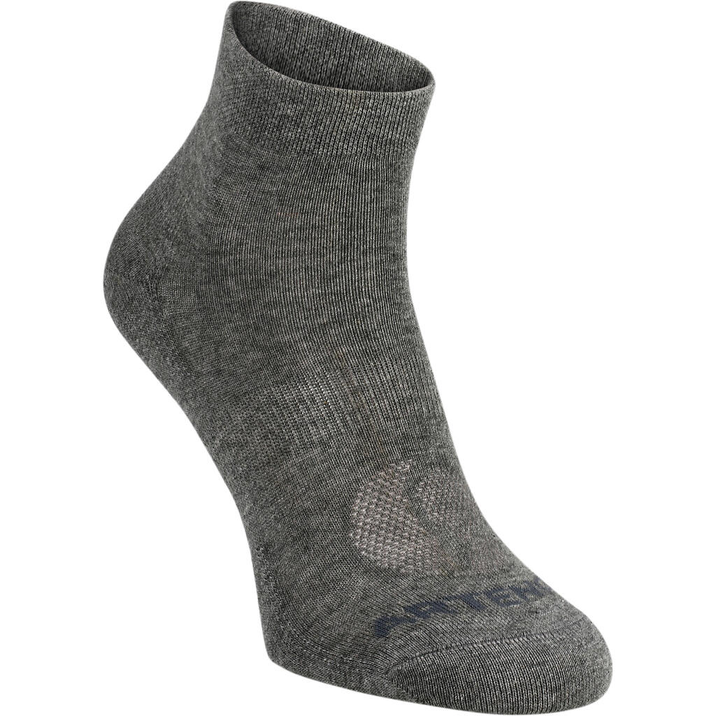 Tennissocken RS 160 Mid 3er-Pack dunkelgrau