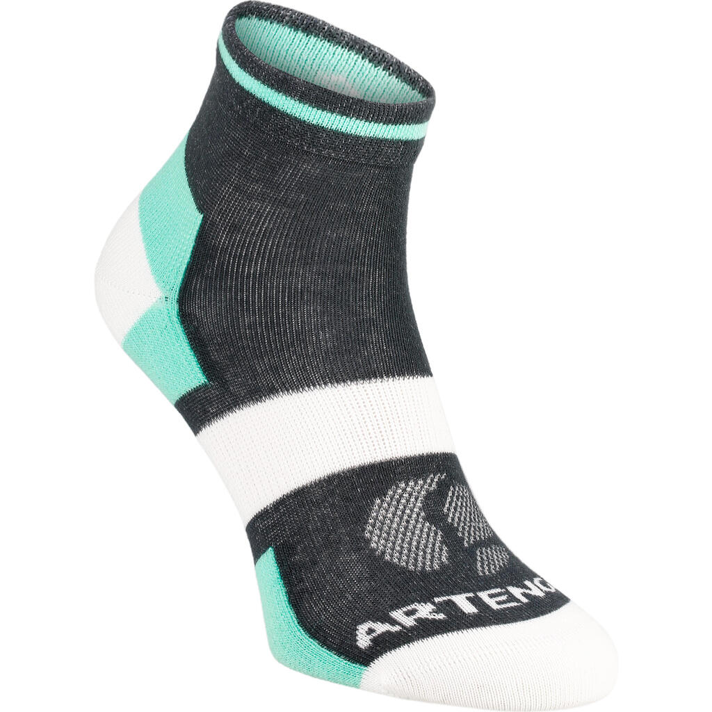 Tennissocken 3er-Pack - RS 160 weiss mit Motiven