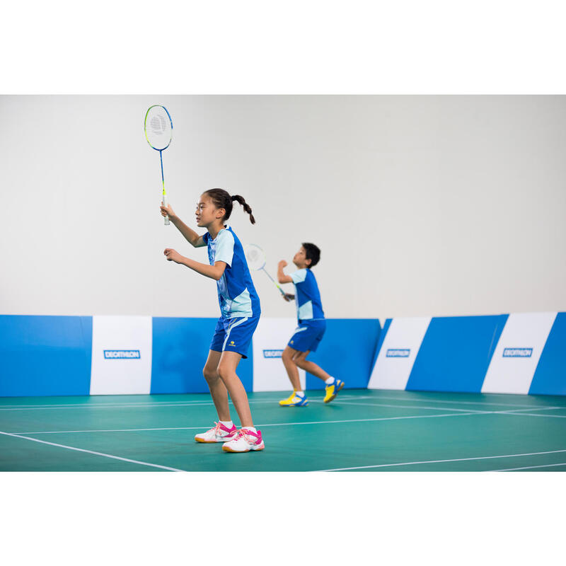 Tricou Badminton 860 Albastru Copii 