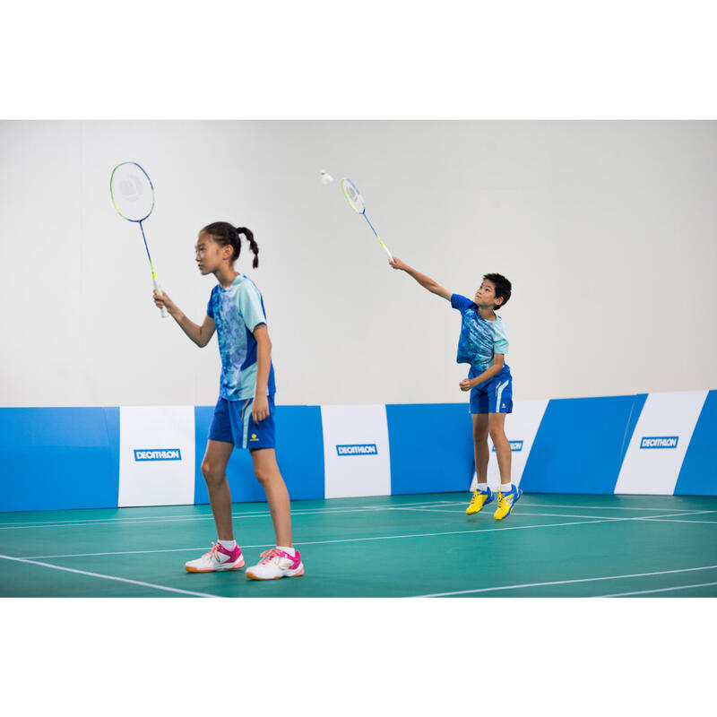 Tricou Badminton 860 Albastru Copii 
