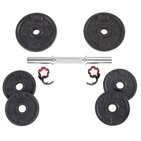 Weight Training Dumbbell Kit 10 Kg Domyos By Decathlon