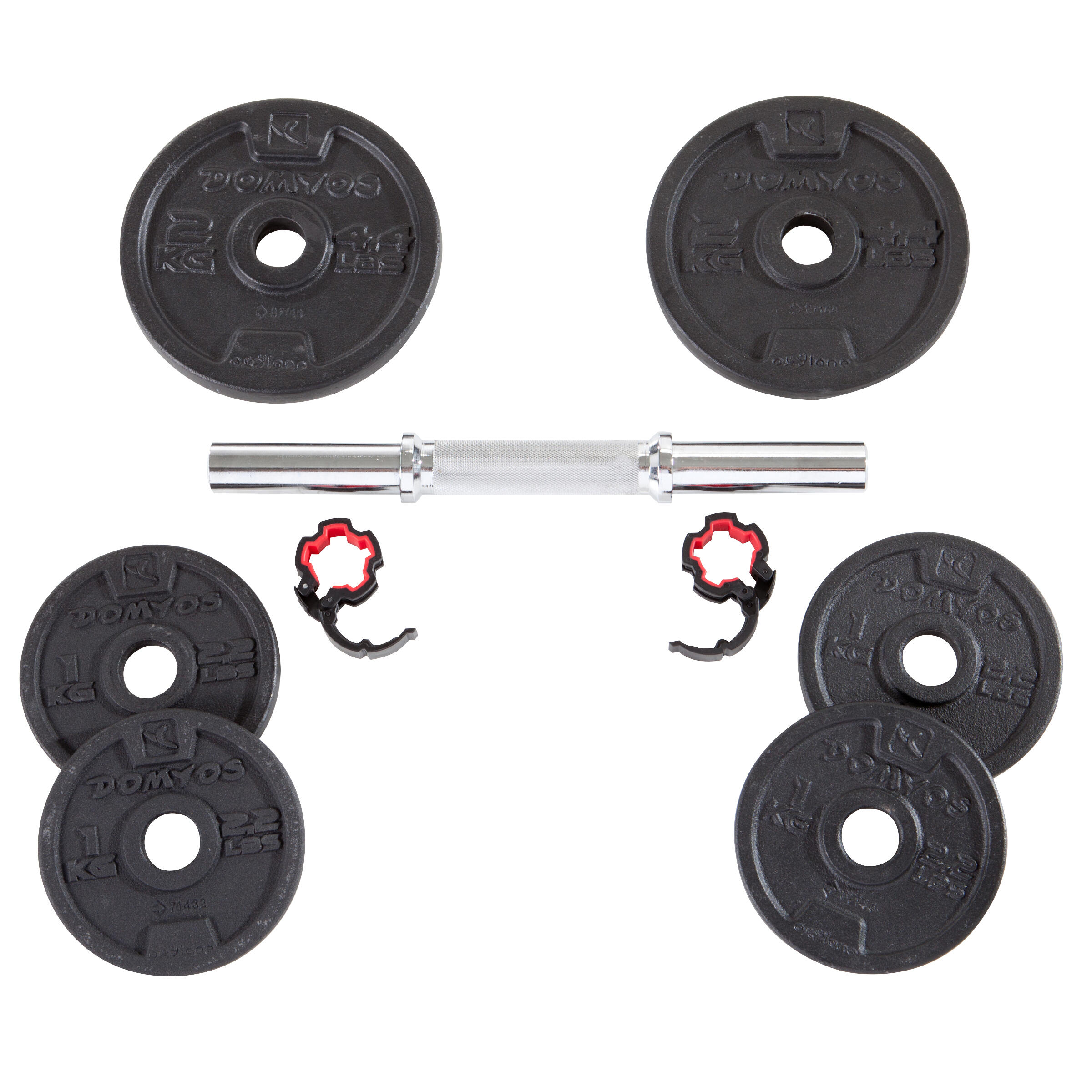 decathlon barbell set