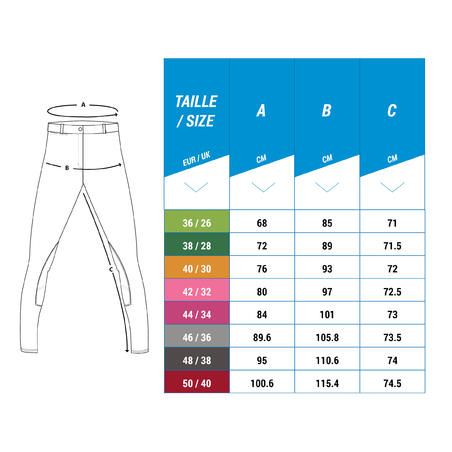 Basic Horse Riding Jodhpurs - Brown