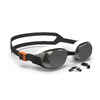 Plavecké okuliare 500 B-Fit čierno-strieborné zrkadlové 
