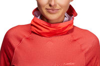 Freshwarm Neck Women's Skiing Base Layer Top - Red