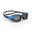 500 SPIRIT Swimming Goggles, Size S Black Blue, Smoke Lenses