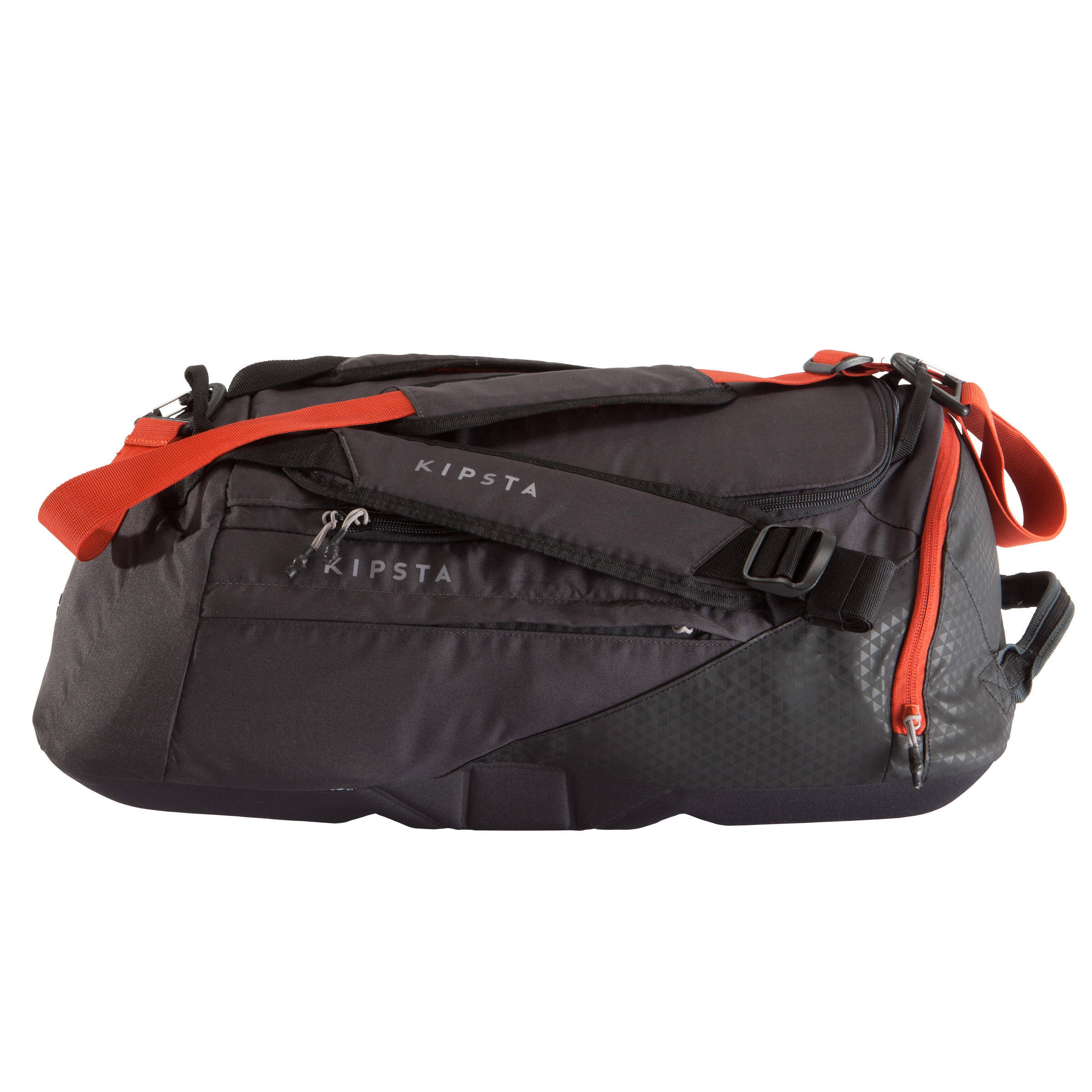 FOOTBALL KITBAG Away 30 Litres - Black/Grey/Red -  4