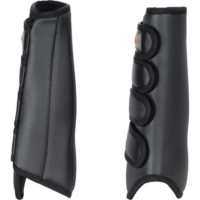ЗАДНИ ГАМАШИ ЗА ОБЕЗДКА, ЗА КОН, 2 БР., ЧЕРНИ KERBL - Decathlon