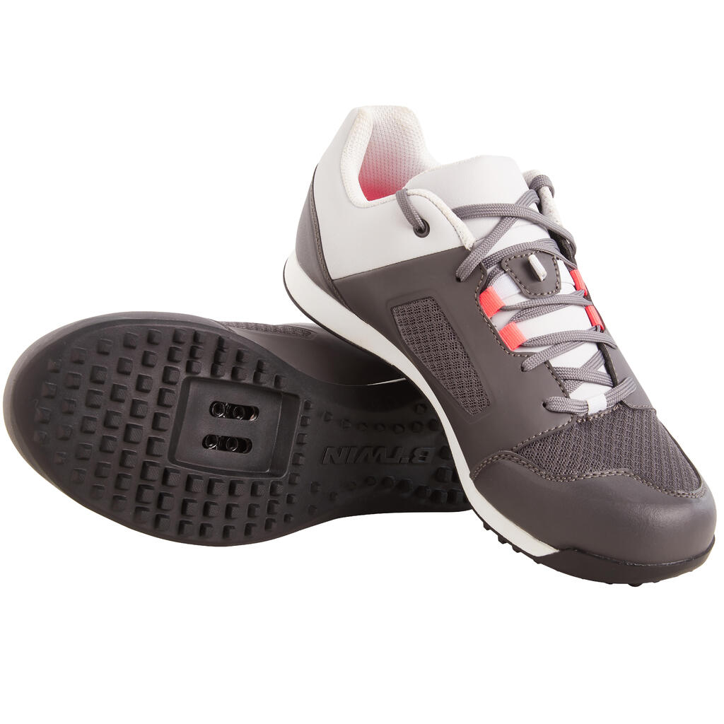 ST 100 Women's Mountain Bike Shoes - Grey