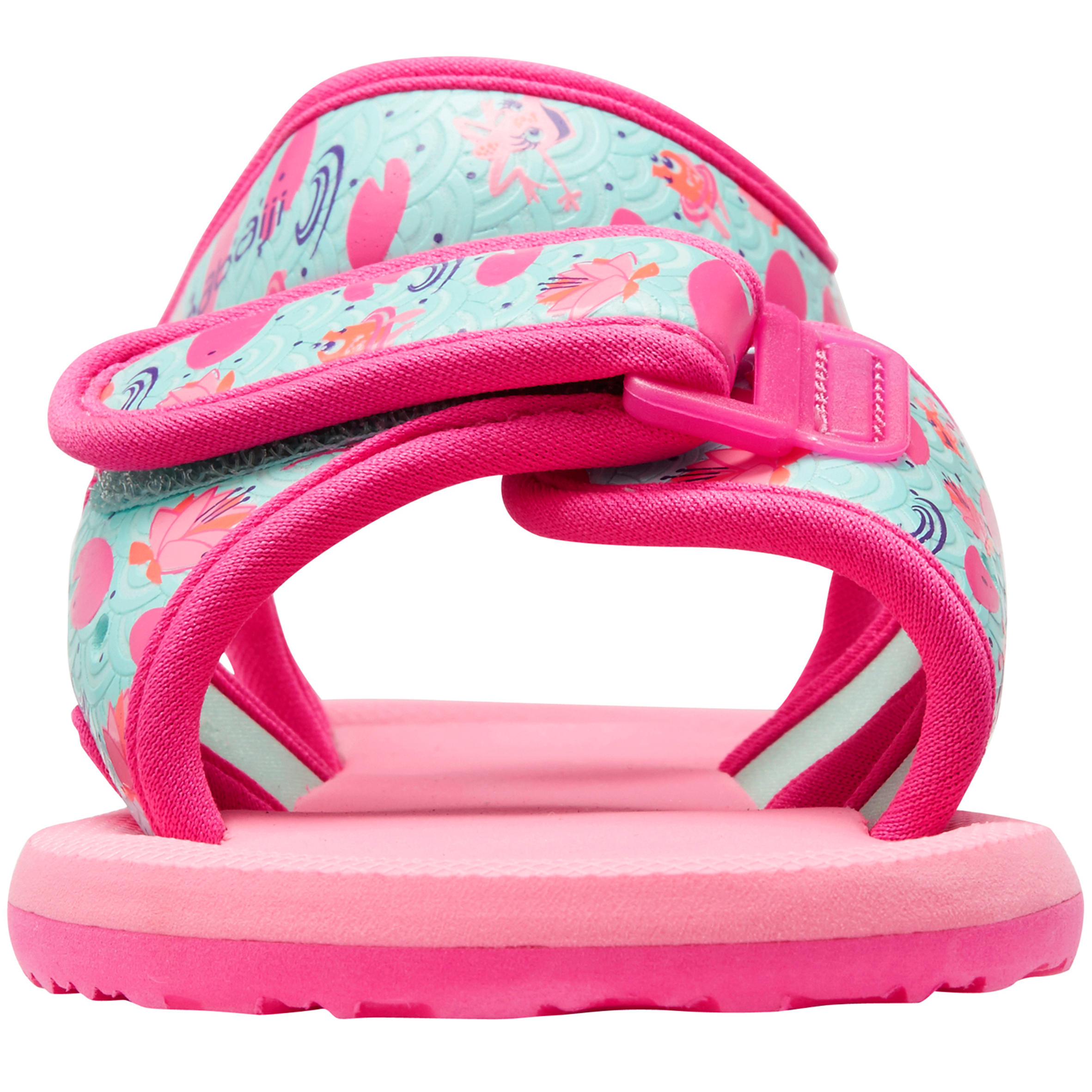 Baby Swimming Sandals - Pink flamingo print 4/5