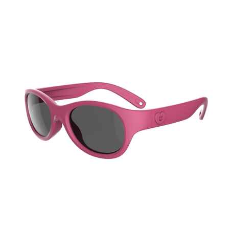 Sonnenbrille Bergwandern MH K100 Kinder 2–4 Jahre Kategorie 3 pink