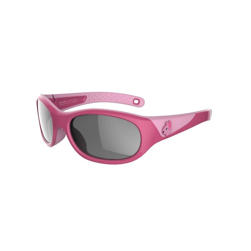 Lunettes de soleil randonnée enfant 5-6 ans MH K140 roses catégorie 4 Lunettes de soleil randonnée enfant 5-6 ans MH K140 roses catégorie 4