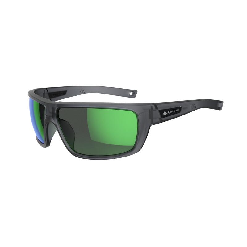 Hiking Sunglasses MH530 Category 3 - Grey & Green