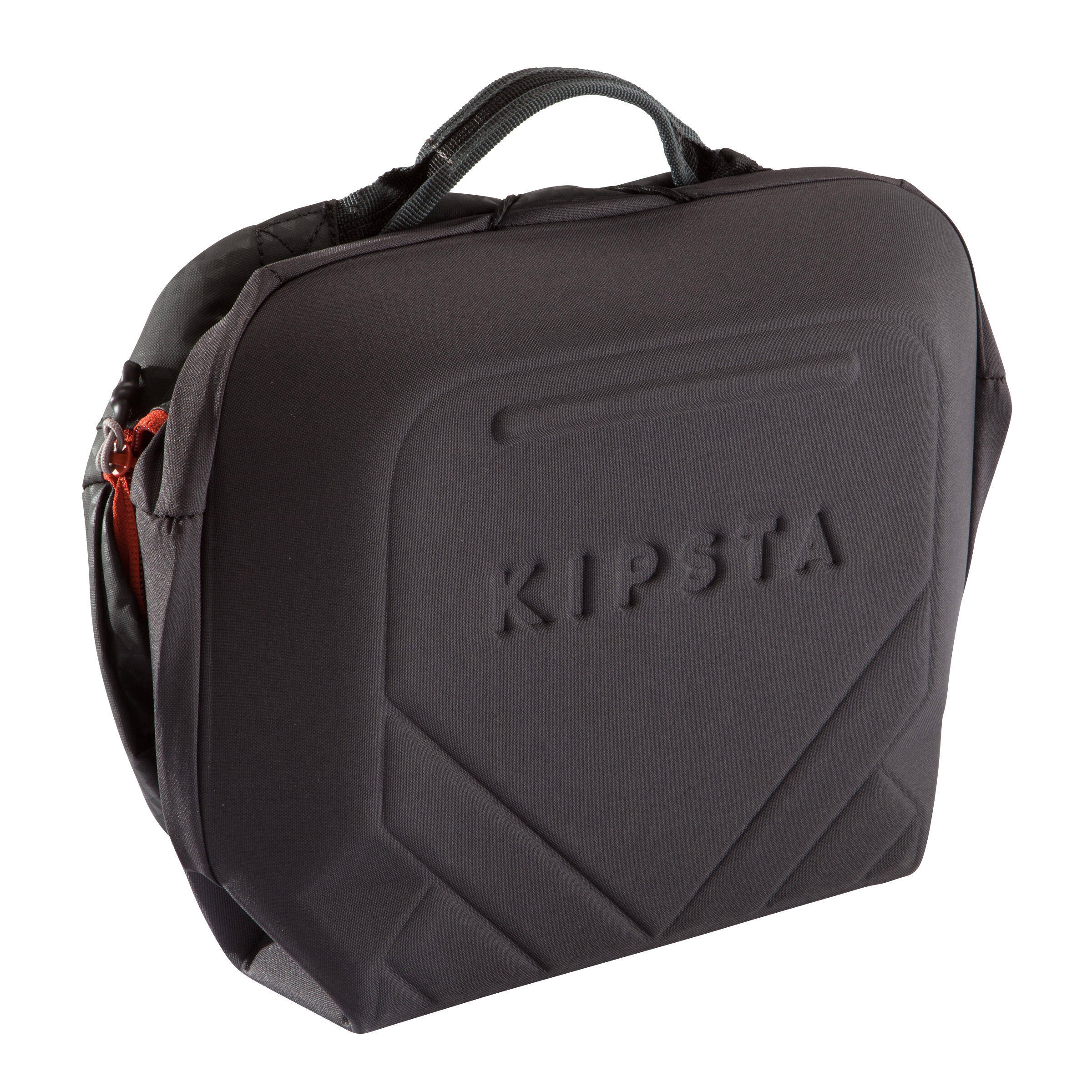 FOOTBALL KITBAG Away 30 Litres - Black/Grey/Red -  2