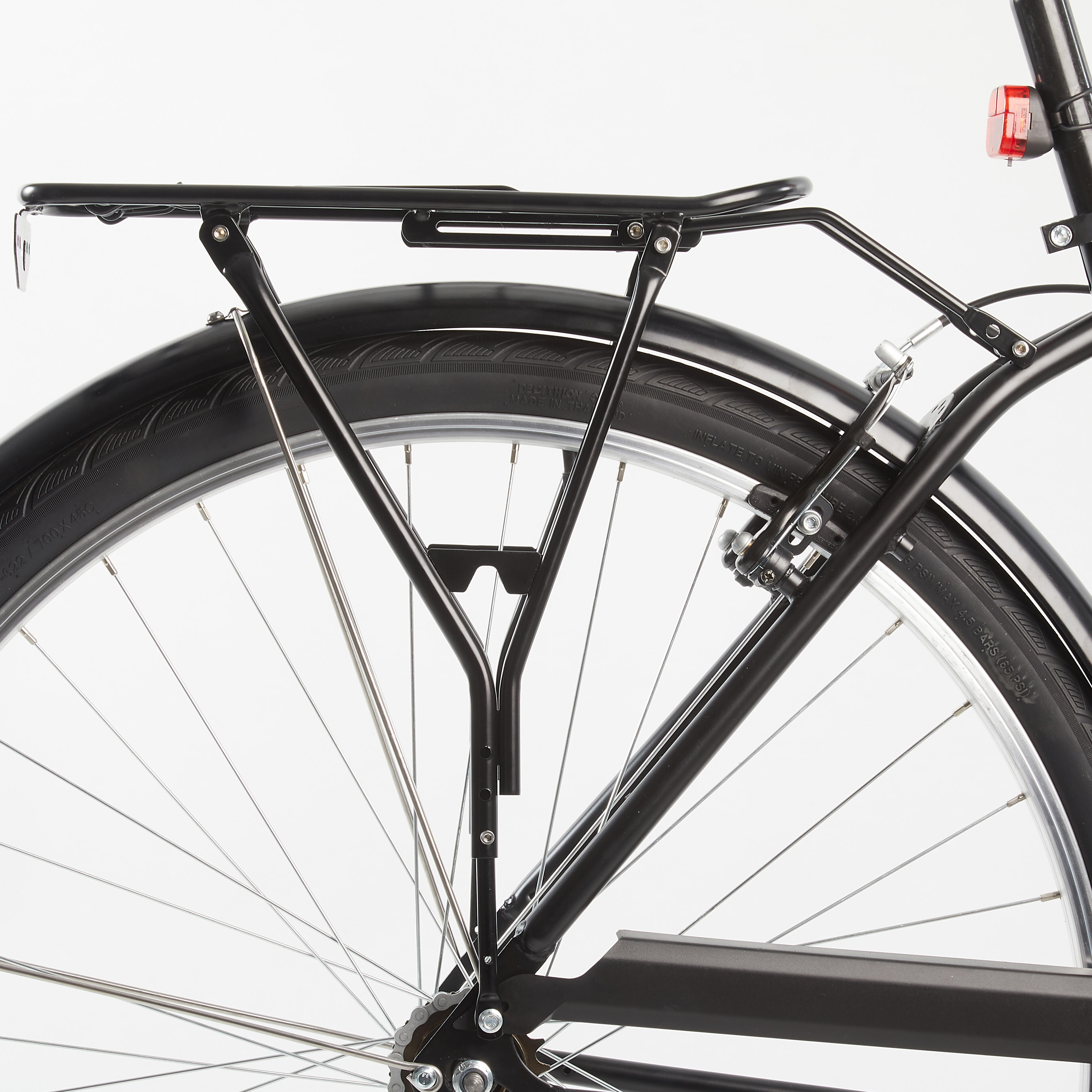 te rechtvaardigen tiran onhandig Bagagedrager fiets 100 24-28" | ELOPS | Decathlon.nl