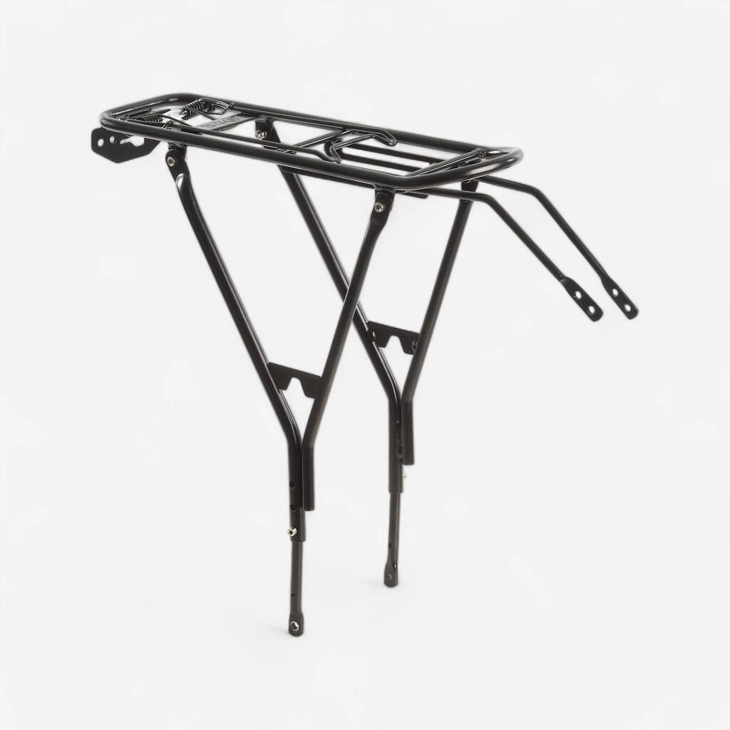 Parilla portaequipaje bicicleta 100 elops negra