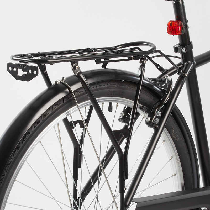 Portaequipajes Bicicleta BONIN Inp003 | Ajustable 24-28" | 2 Barras Aluminio | Negro