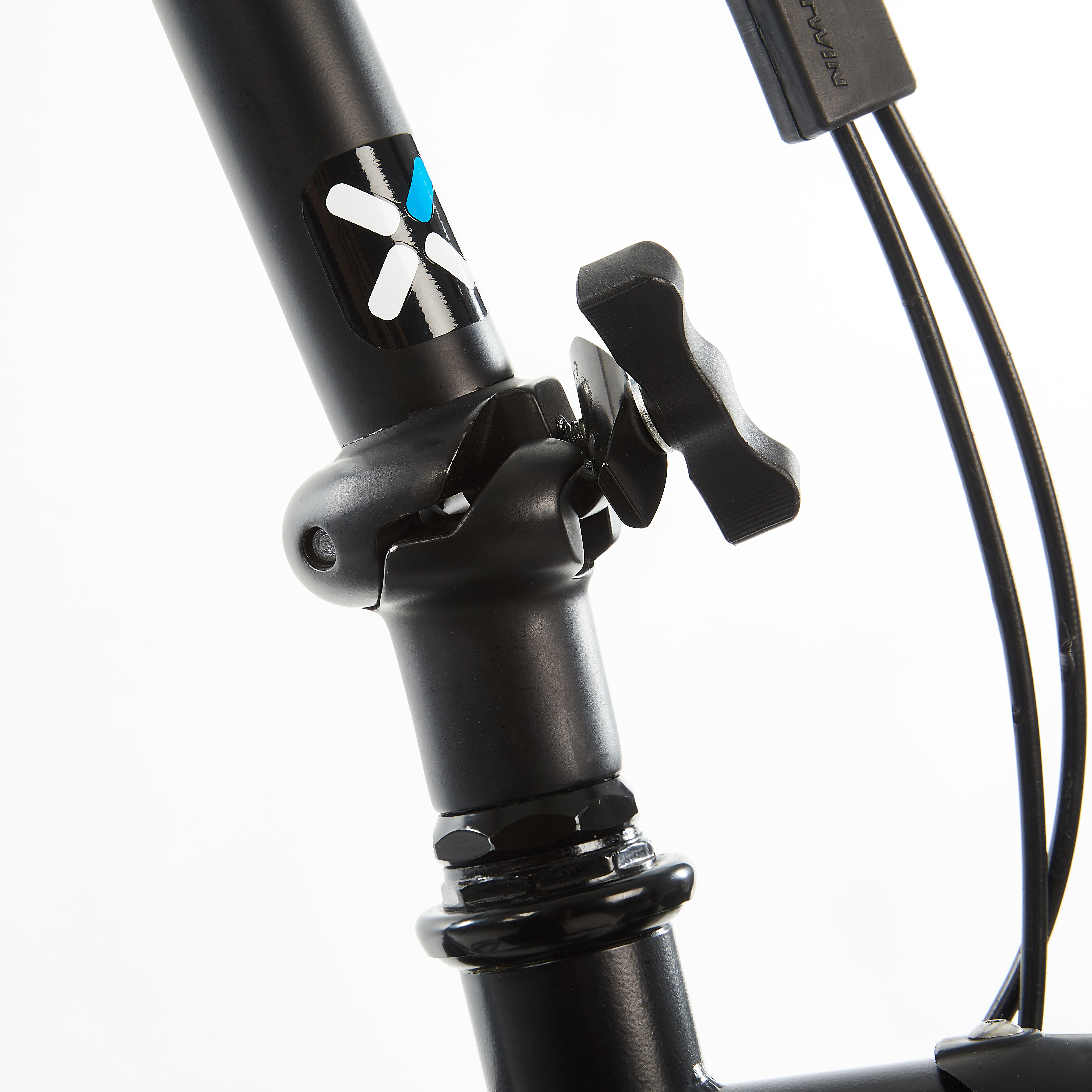 Bici pieghevole OXYLANE 100 nera OXYLANE | DECATHLON
