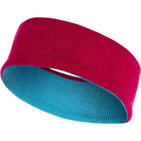 JR REVERSE SKIING HEADBAND - PINK BLUE