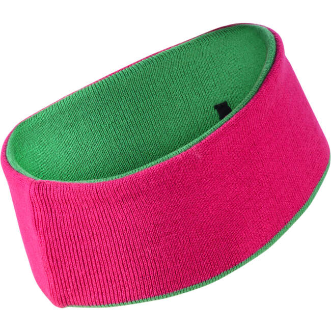 WEDZE Reverse Ski Headband - Pink/Green | Decathlon