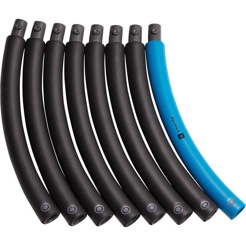 ARCO DE GINÁSTICA E PILATES LASTRADO 1,4 KG AZUL