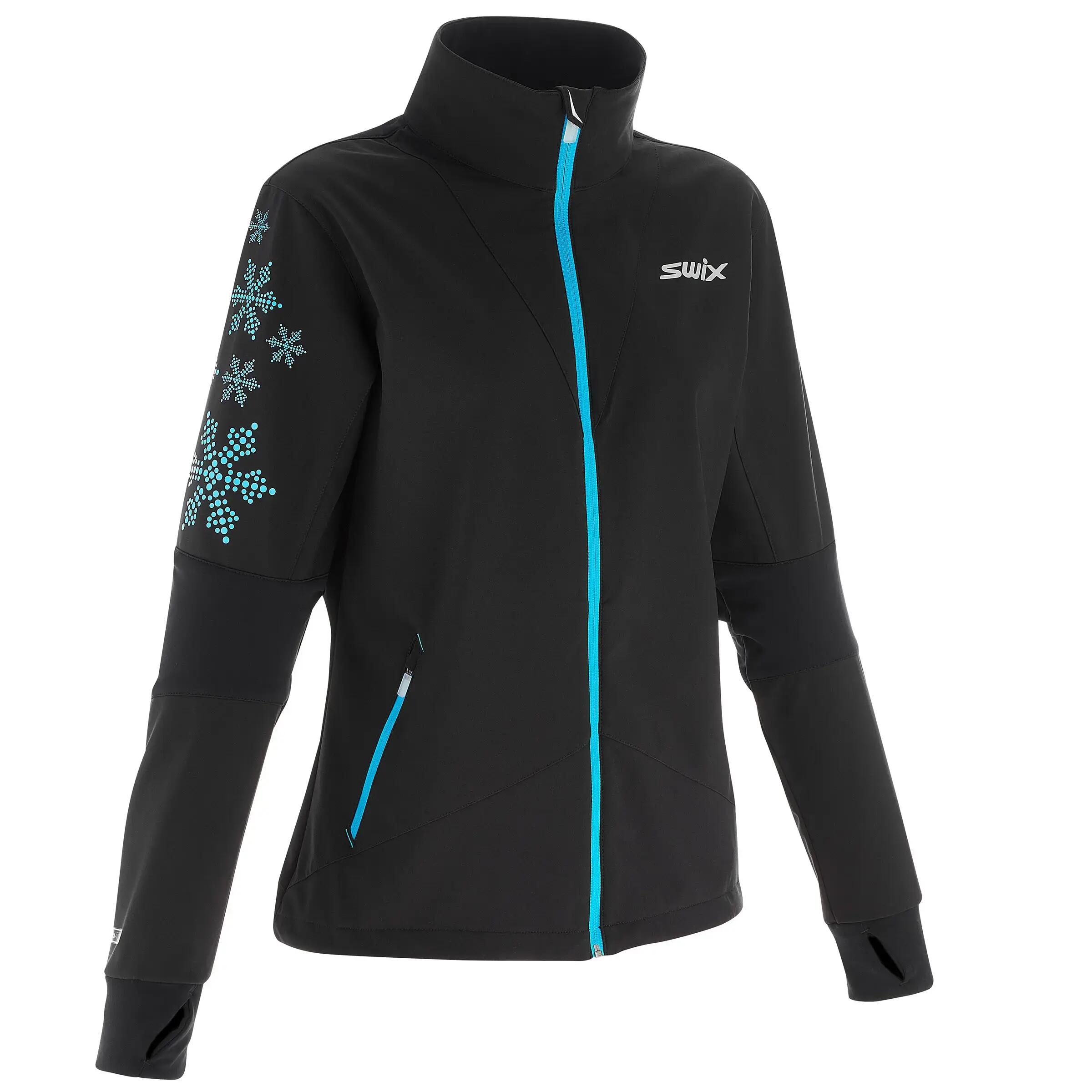 Gelio Women's Windproof Cross-country Skiing Jacket - Black 1/10
