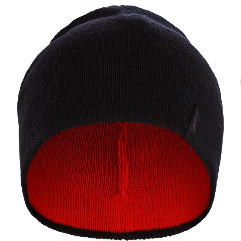 Kids’ Ski Reverse Hat - Black Red