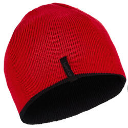 BONNET DE SKI ENFANT REVERSE NOIR ROUGE