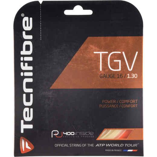 
      Tennissaite Tecnifibre TGV 1,30 mm Multifaser natur
  