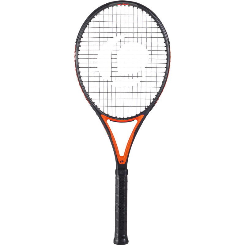 RAQUETTE DE TENNIS ADULTE TR990 PRO+ NOIR ROUGE