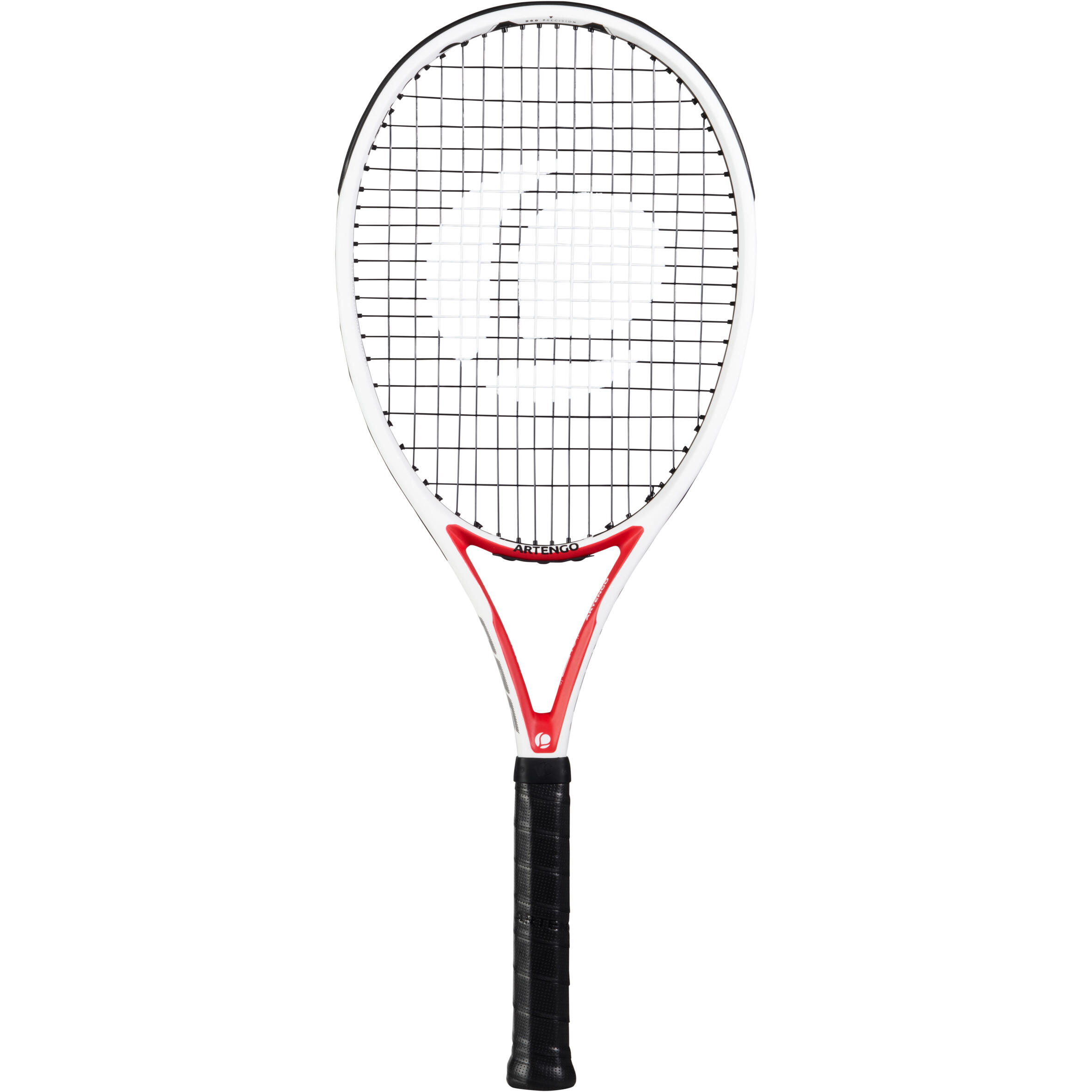 RachetÄƒ Tenis TR960 Precision 300g Alb-RoÅŸu AdulÅ£i