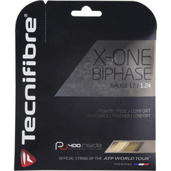 CORDAGE DE TENNIS MULTIFILAMENTS X ONE BIPHASE 1.24mm NATUREL