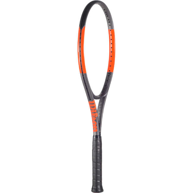 WILSON Burn 100 LS Adult Tennis Racket Grey/Orange