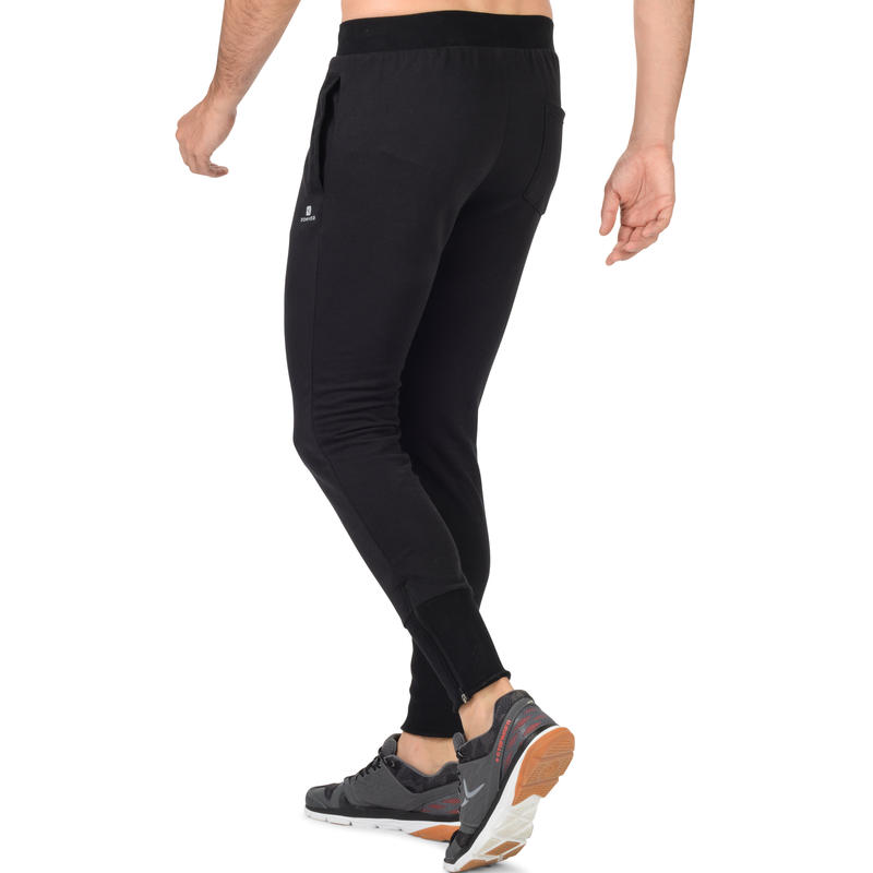 520 Gym Pilates Esofman Alti Erkek Siyah Domyos By Decathlon