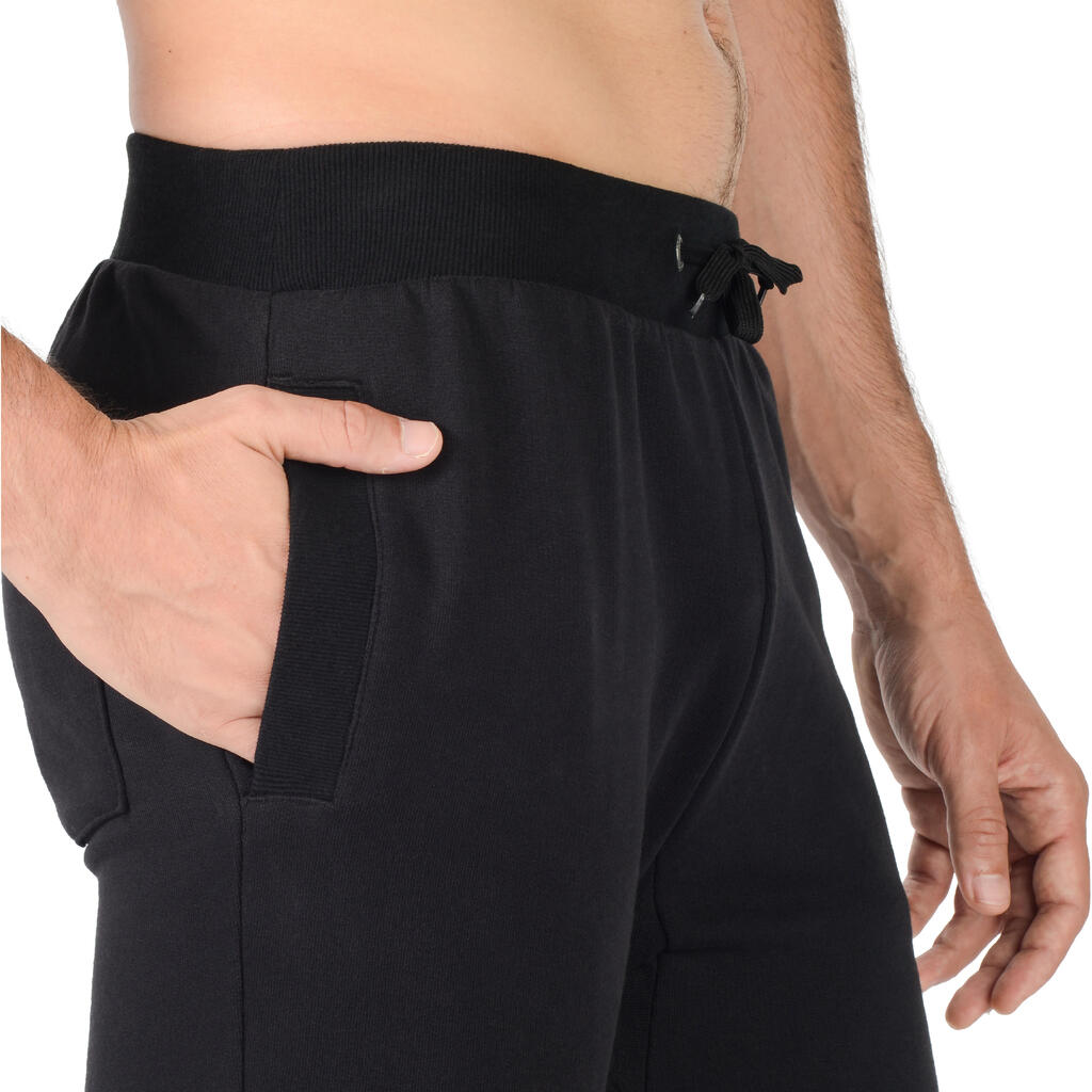 Jogginghose Gym 520 Skinny Fitness Herren schwarz