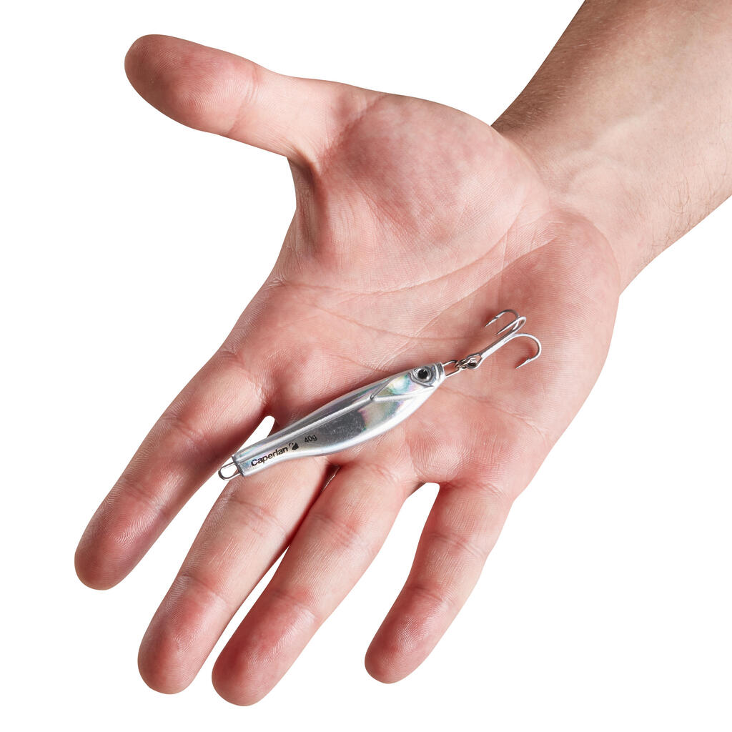 Srebrna varalica kašika za ribolov SEASPOON (40 g)