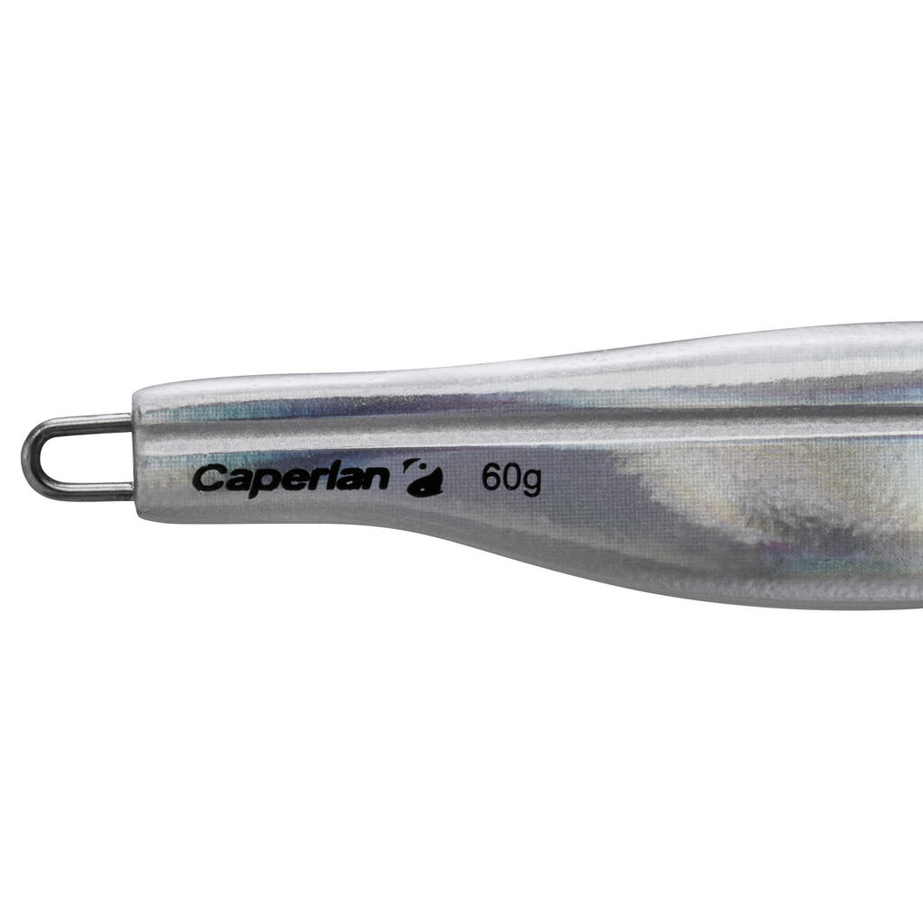 Cuiller seaspoon 60gr argent pêche aux leurres