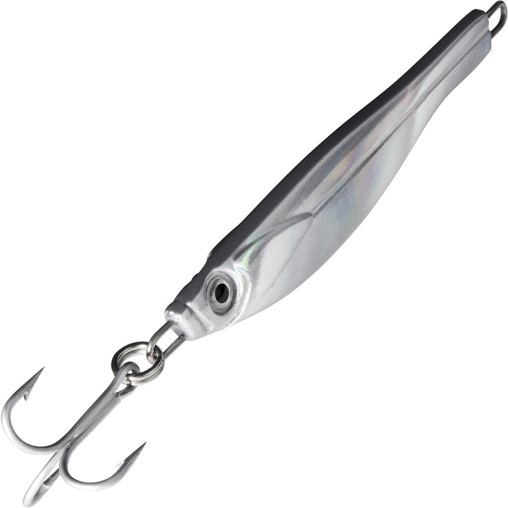 Блесна Seaspoon 80 г, сребриста, за риболов с изкуствени примамки