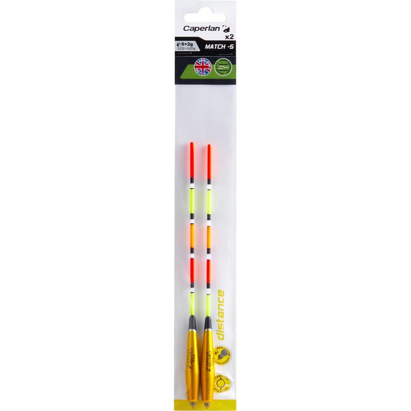 FLOTADOR PARA LA PESCA A LA INGLESA DISTANCE-5 6+2 g